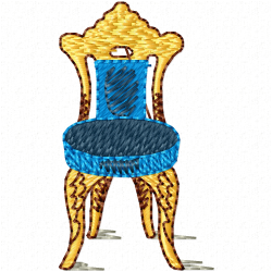 Chairs Embroidery Design 5 Chairs Embroidery Design 5